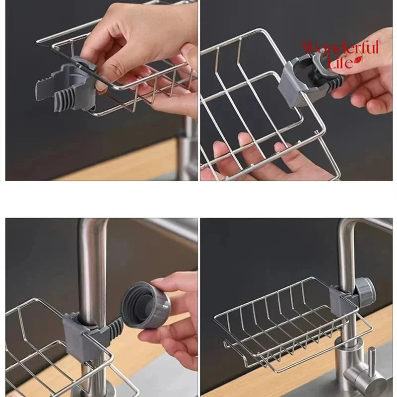 1Pcs Towel Rack Shelf Organizer Kitchen