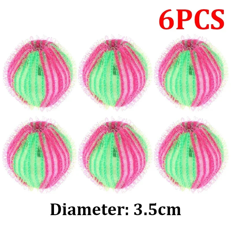 6pcs Reusable laundry ball hair remover 