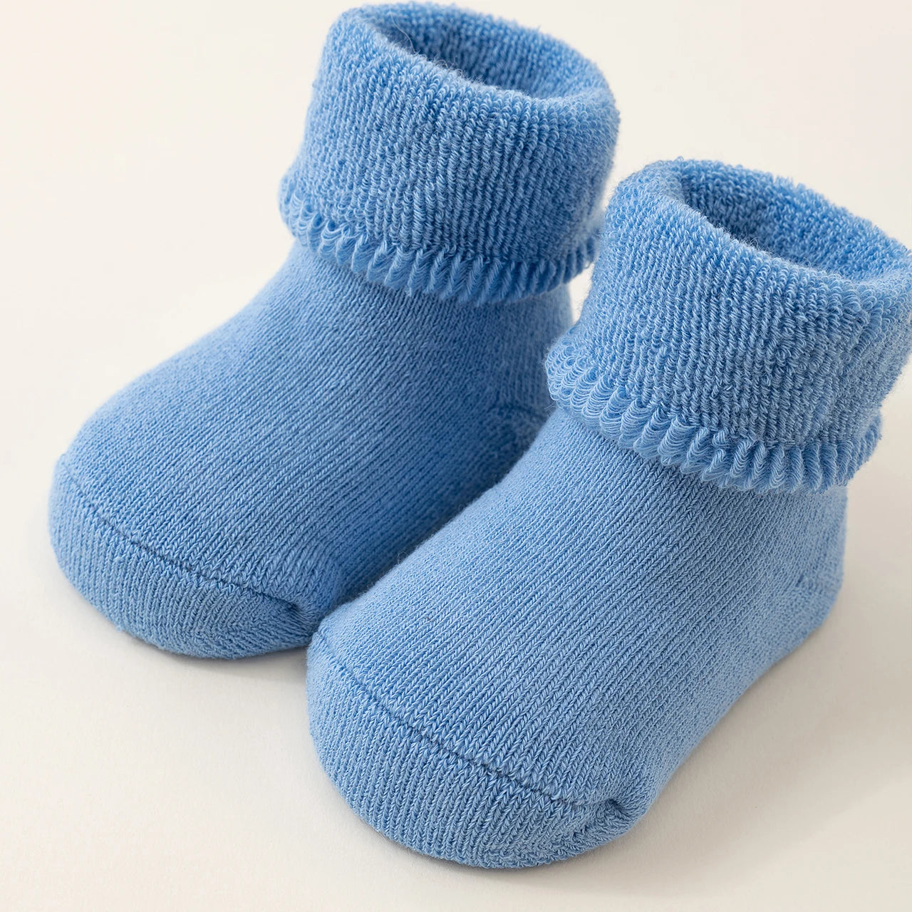Winter Baby Plush Sock Solid Color Kids