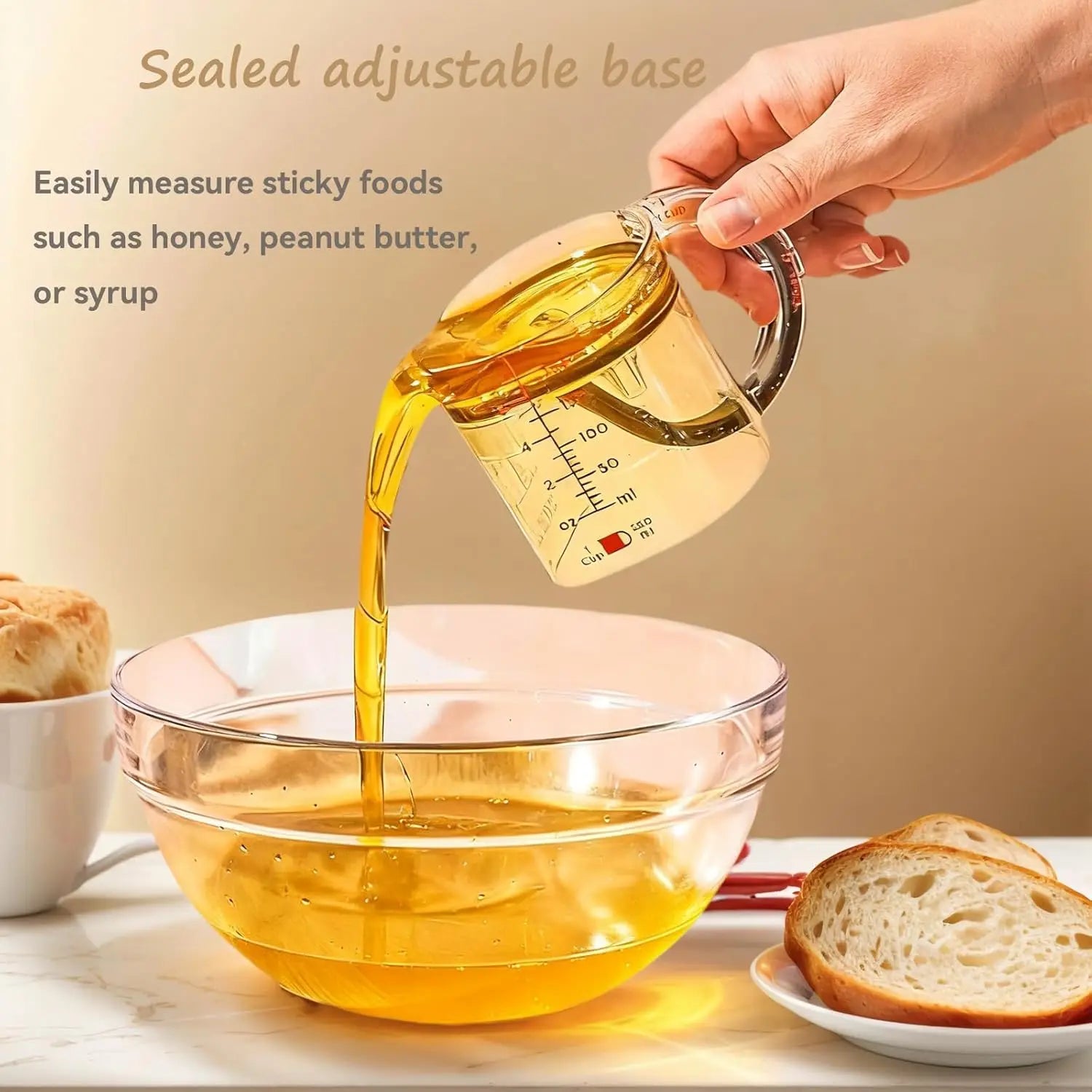 4-IN-1 Measuring Cup Adjustable