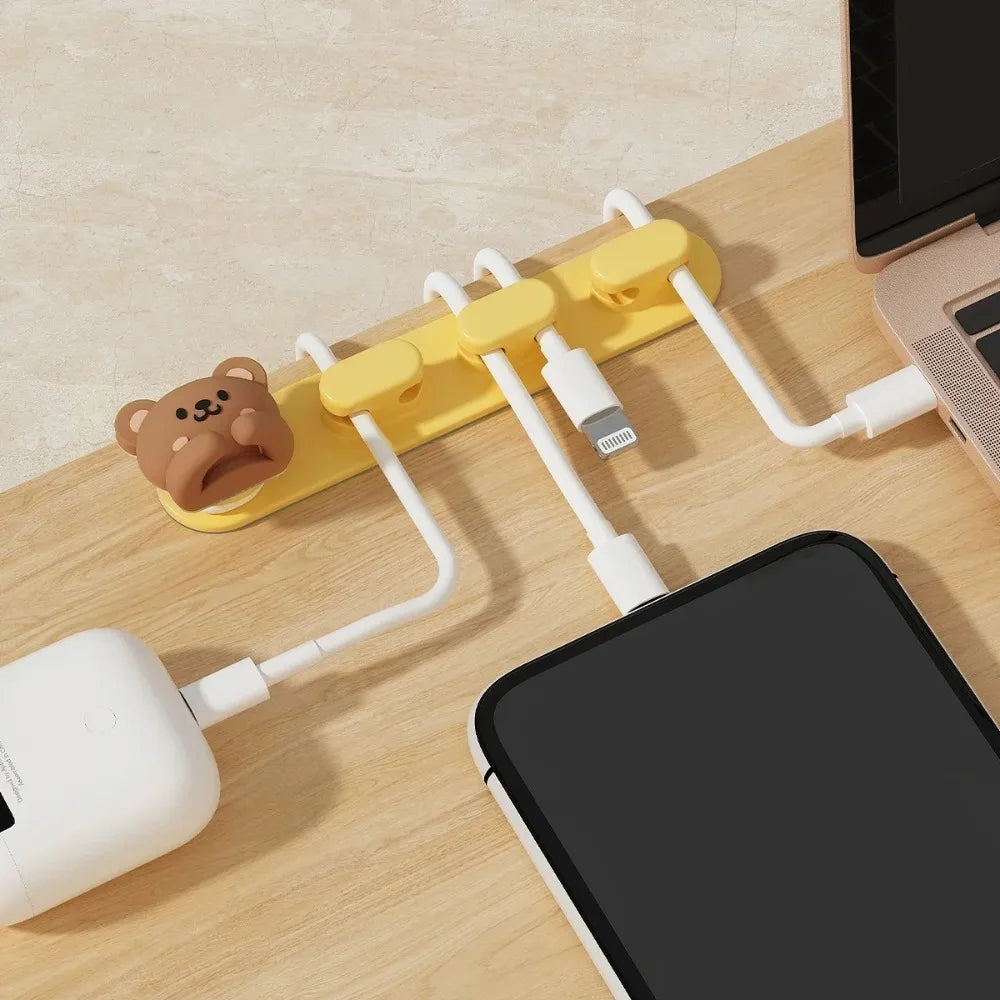 Desktop Cable Organizer & Winder Clips 🔌