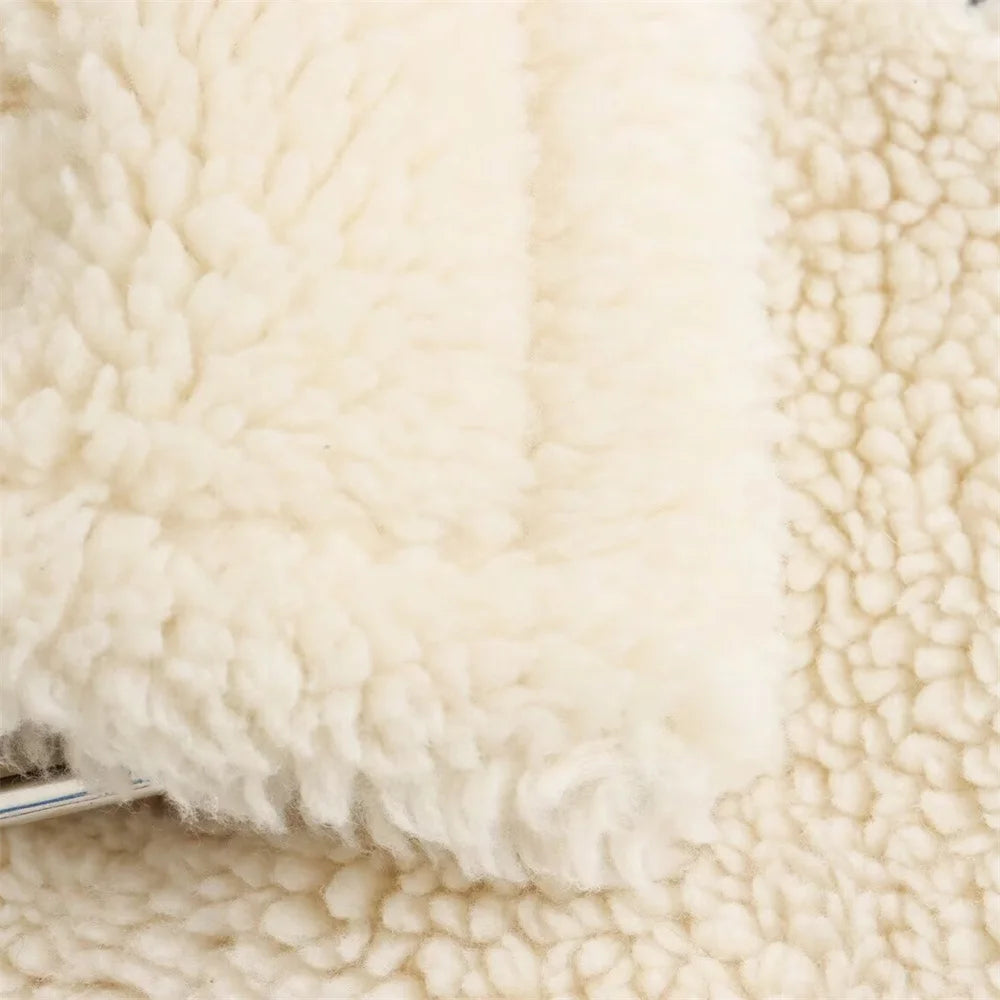 2024 RARF Women’s Artificial Fur Motorcycle Jacket – European & American Style