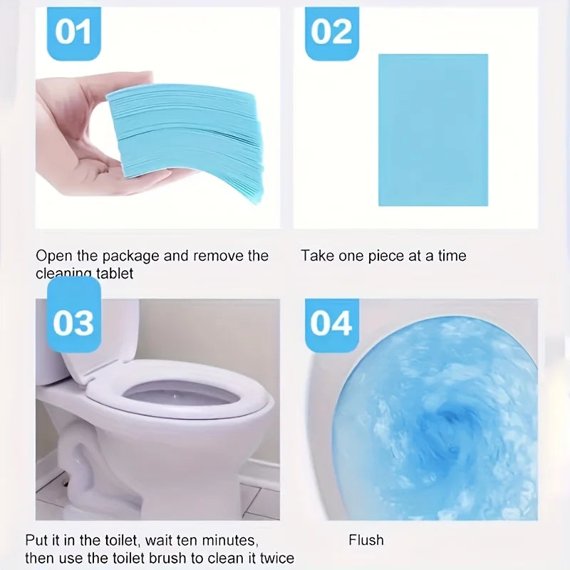 30/90/150pcs Deodorize Toilet Cleaning Tablets