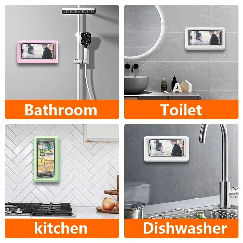 Mobile Phone Case for Bathroom Shower
