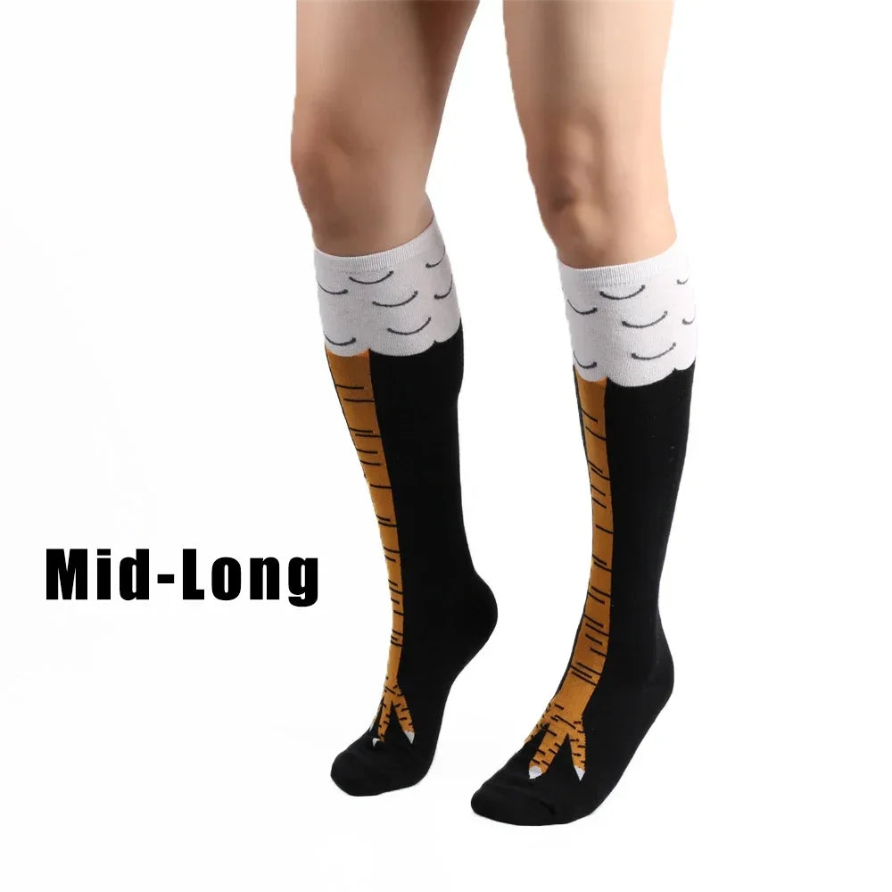 3D Chicken Socks Print  Sock