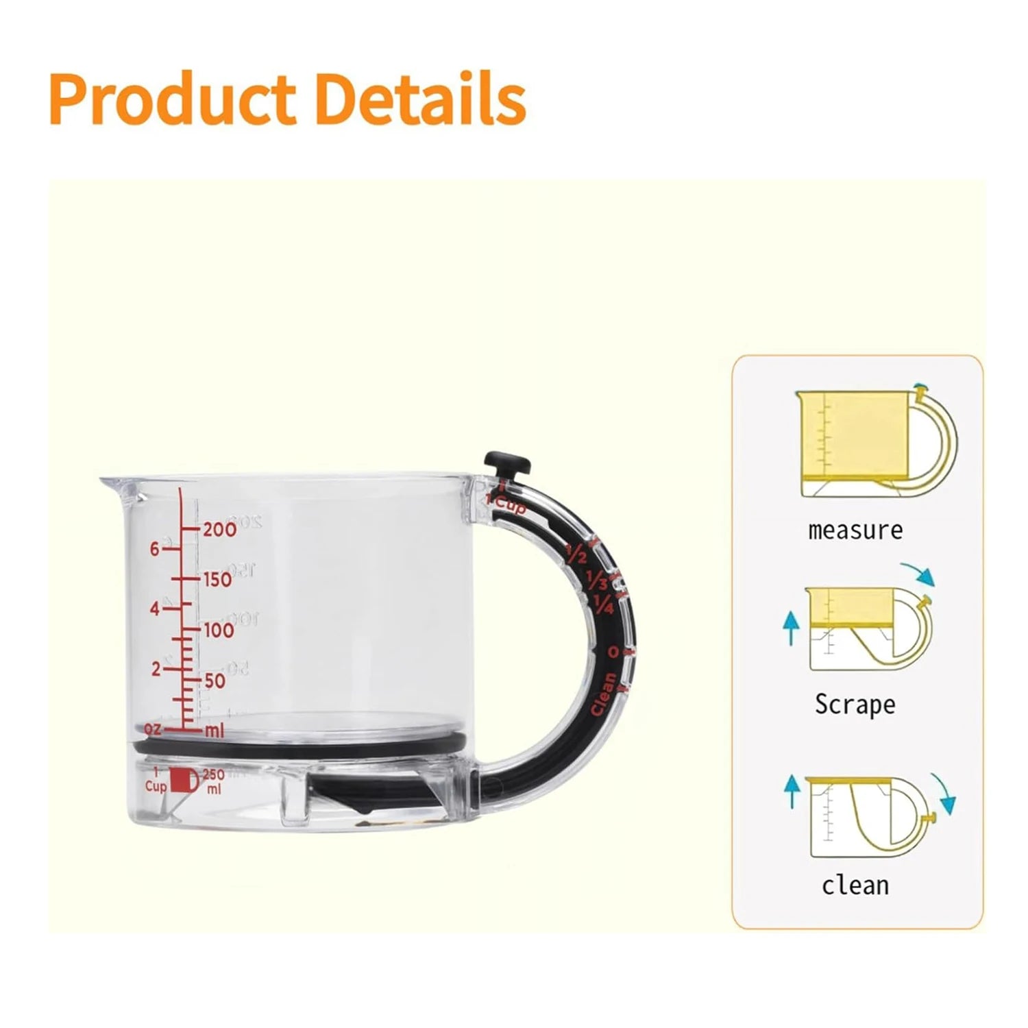 4-IN-1 Measuring Cup Adjustable